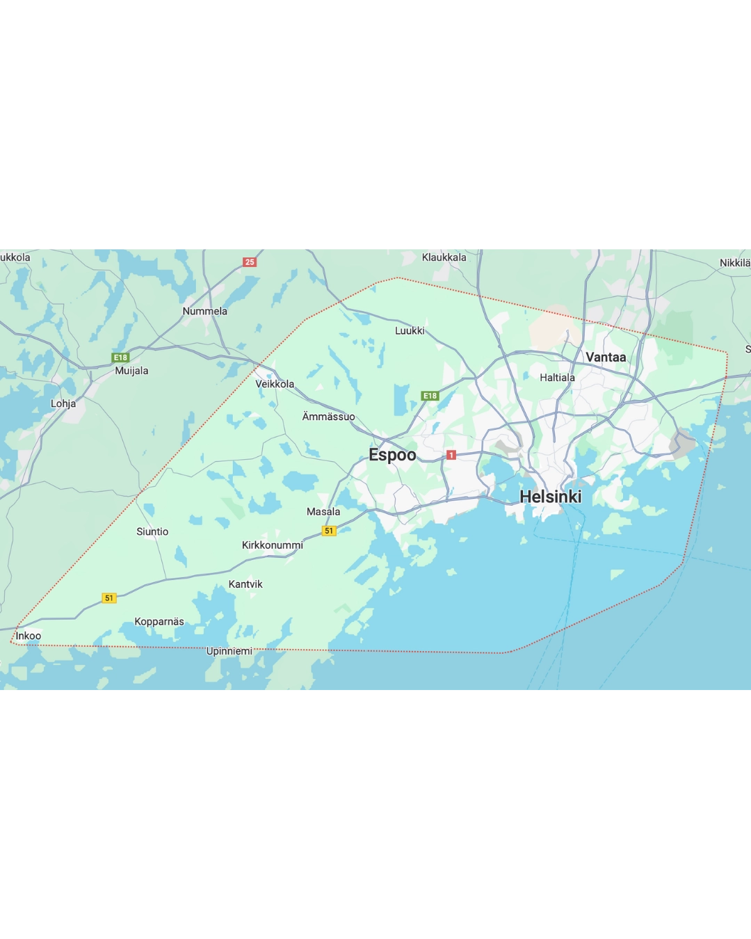 Palvelua koko Uudellamaalla